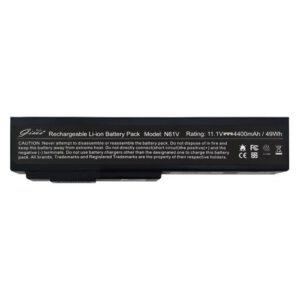 باتری لپ تاپ ایسوس A32 N61 6Cell Gimo Plus (مشکی، 49 وات)