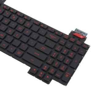 کیبورد لپ تاپ ایسوس FX503 با بک لایت (مشکی، اینتر کوچک، بدون فریم با کلید پاور)