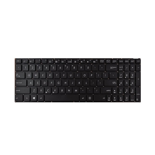 کیبورد لپ تاپ ایسوس X551 مشکی بدون فریم اینتر کوچک