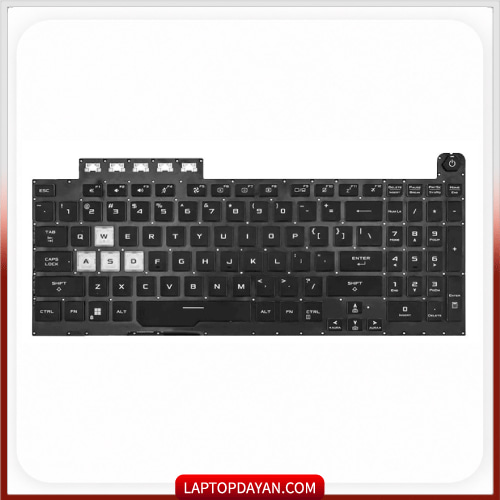 کیبورد لپ تاپ ایسوس TUF Gaming F15 FX506
