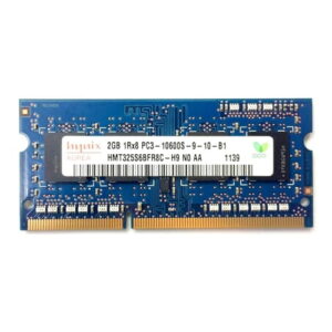 رم لپتاپ 2 گیگ ddr 3 10600 برند hynix
