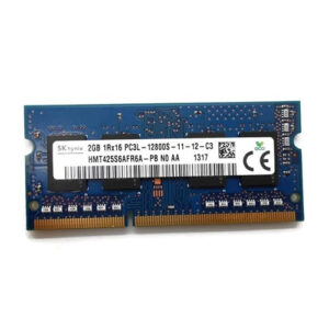 رم لپتاپ 2 گیگ ddr 3 باس 12800 برند hynix