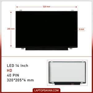 ال ای دی لپ تاپ 14 اینچ 40 پین HD