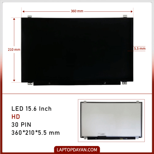 ال ای دی لپ تاپ 15.6 اینچ 30 پین HD