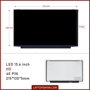 ال ای دی لپ تاپ HD 15.6 نازک براق 40 پین ریفر