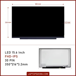 ال ای دی لپ تاپ 15.6 اینچ NV156FHM-N4Z نازک مات 30 پین FHD-IPS بدون جای پیچ